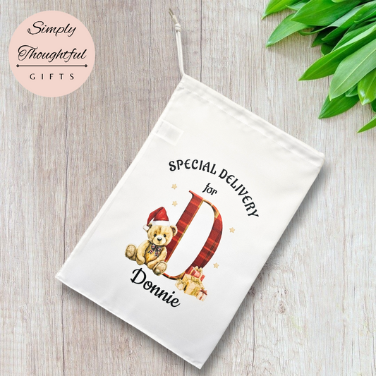 Christmas Bag - Personalised Christmas Bag - Kids Christmas Gifts